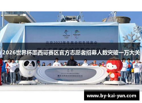 2026世界杯墨西哥赛区官方志愿者招募人数突破一万大关